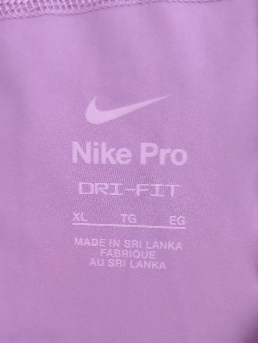 Nike Mid Rise Black Raspberry Pro 3” Shorts - Picture 8 of 9